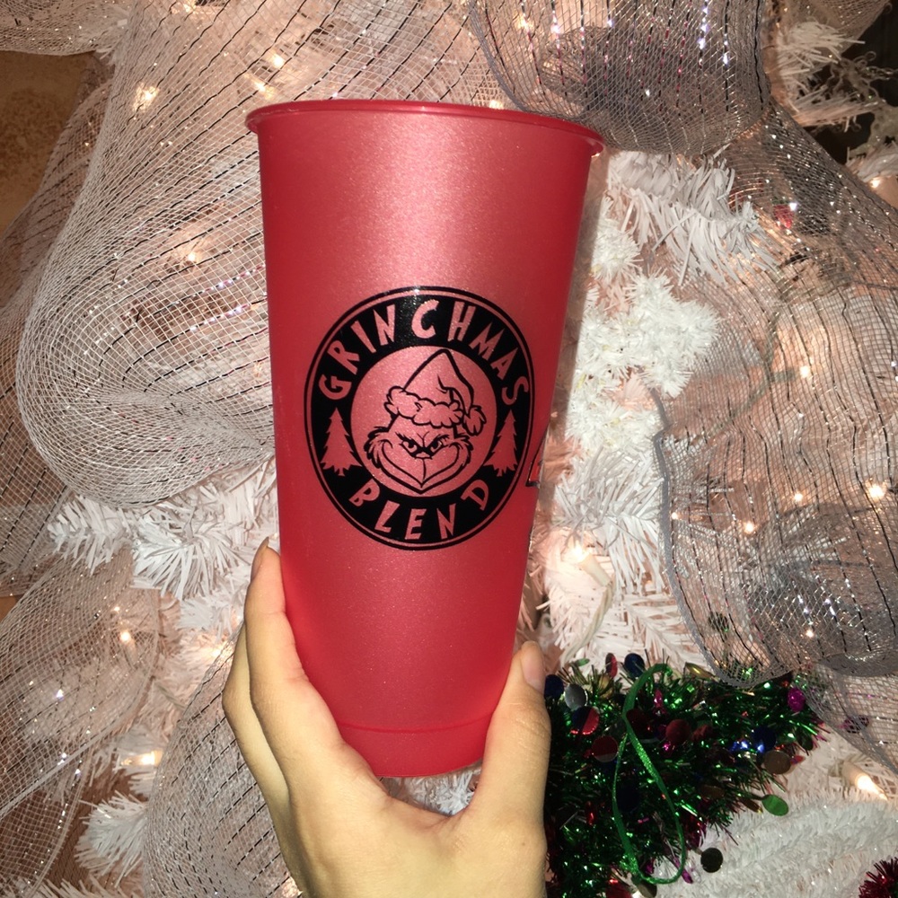 Grinch cup